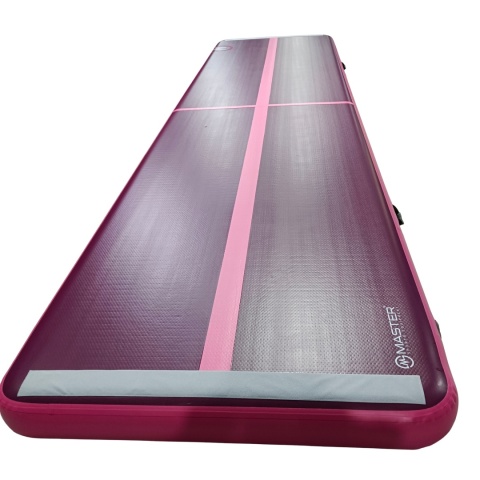 Airtrack Ścieżka Gimnastyczna Akrobatyczna MASTER S-Pro 600 x 150 x 20 cm - Fioletowo-Różowy