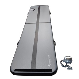 Airtrack ścieżka akrobatyczna MASTER 400 x 100 x 10 cm - Antracytowo-Czarny