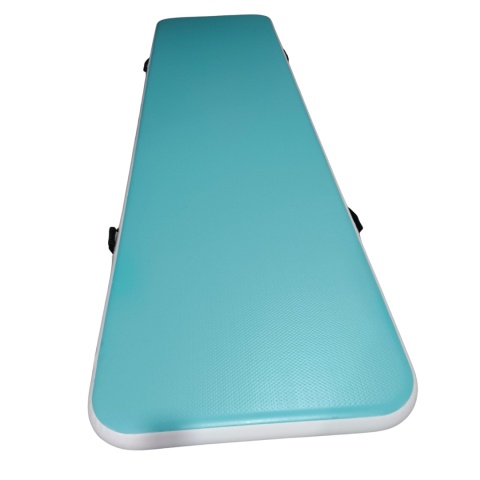 Airtrack ścieżka akrobatyczna MASTER 400 x 100 x 10 cm - Turkusowo-Biały