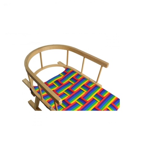 Drewniane sanki z oparciem MASTER 90 cm