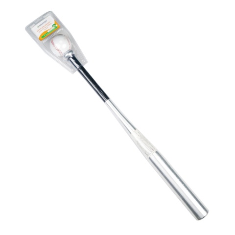 Kij baseballowy MASTER - junior 27" aluminiowy z piłką