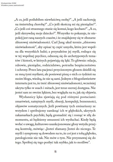 Mądrość lęku. Jak zamienić zmartwienia i natrętne myśli w wewnętrzną siłę