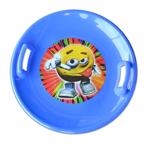 Okrągły Ślizgacz Jabłuszko Dla Dzieci Niebieski