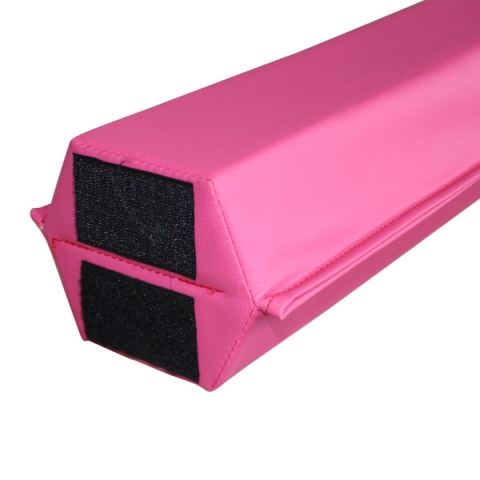 Równoważnia Belka Gimnastyczna Składana MASTER 240 cm EVA - różowa
