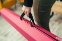 Równoważnia Belka Gimnastyczna Składana MASTER 240 cm EVA - różowa