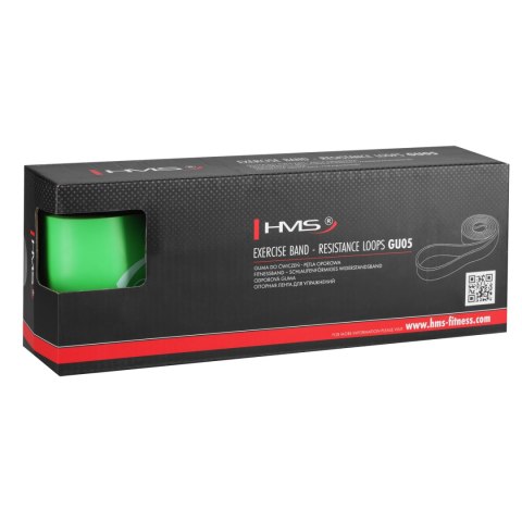 GU05 LIME 83 x 4.5 x 2080 MM GUMA DO ĆWICZEŃ HMS