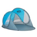 NC3143 BIG NAMIOT PLAŻOWY SAMOROZKŁADAJĄCY NIEBIESKI PODŁOGA NILS CAMP