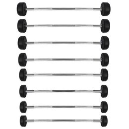 GSG-15 SZTANGA/GRYF STAŁY GUMOWANY 15 KG HMS