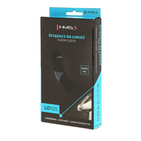 LO1525 TURKUSOWO-CZARNY ROZM. L ŚCIĄGACZ NA ŁOKIEĆ HMS