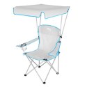 NC3087 SZARE KRZESŁO TURYSTYCZNE Z DASZKIEM NILS CAMP