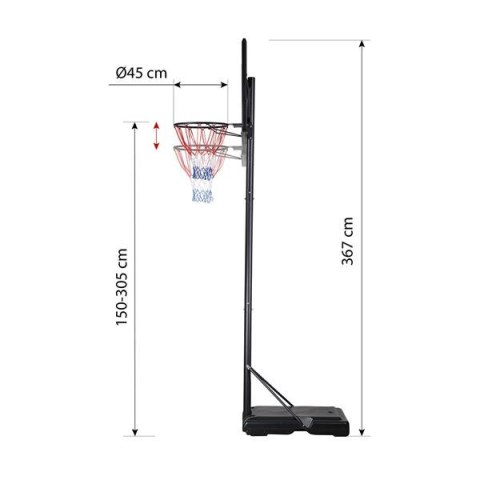 ZDK321 KOSZ DO KOSZYKÓWKI NILS