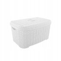 Koszyk z pokrywką KNIT 20 l