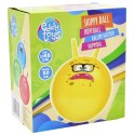 PIŁKA DO SKAKANIA Z ROGAMI 45CM ŻÓŁTA