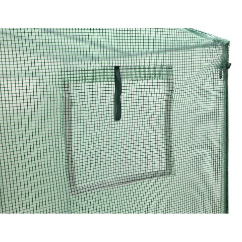 SZKLARNIA DO POMIDORÓW OGÓRKÓW 200x77x168-150CM PE ZIELONA