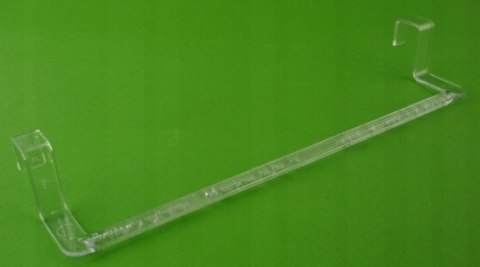 DecoBella wieszak transparentny naszafkowy z policarbonu