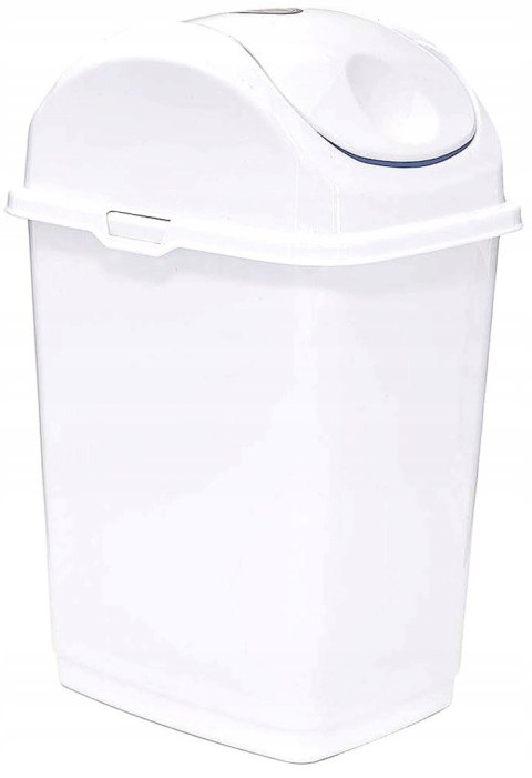 Pojemnik uchylny SLIM 10 l - biały 240x195x365 mm