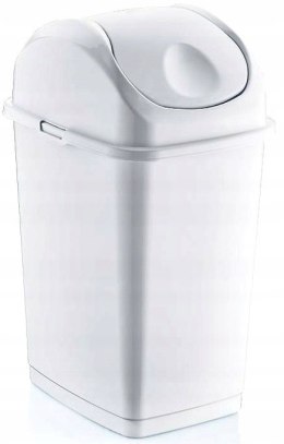Pojemnik uchylny SLIM 18 l biały 290x235x461 mm