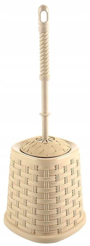 Szczotka WC RATTAN -beż 147x147x400