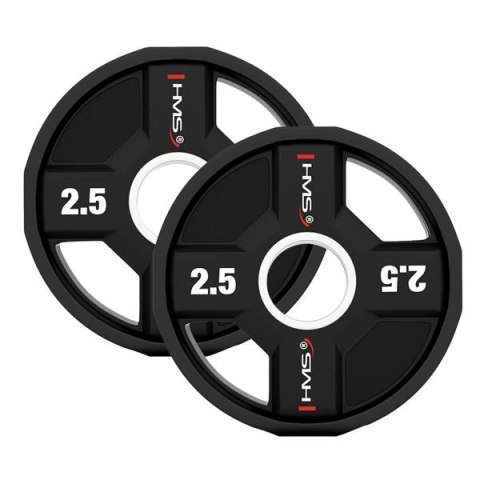 TPC SET ZESTAW TALERZY OLIMPIJSKICH POLIURETANOWYCH 2 x 2.5 - 25 KG CPU - 155KG HMS