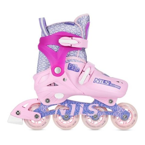 NA13102 ŁYŻWOROLKI FILO RÓŻOWE ROZM. XS(26-29) NILS EXTREME