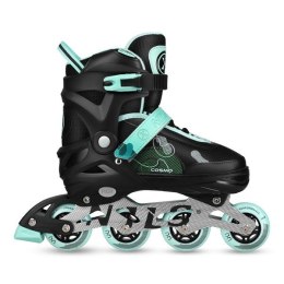 NA13808 ŁYŻWOROLKI COSMO ZIELONE ROZM. M(34-37) NILS EXTREME