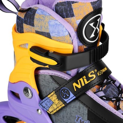 NA13810 ŁYŻWOROLKI TWIST ŻÓŁTE ROZM. M(35-38) NILS EXTREME