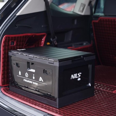 NCB4006 SKŁADANA SKRZYNIA KEMPINGOWA Z FUNKCJĄ STOŁU 2W1 50L NILS CAMP