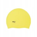 NQC JEDNOKOLOROWY ŻÓŁTY CZEPEK SILIKONOWY DOTS NILS AQUA