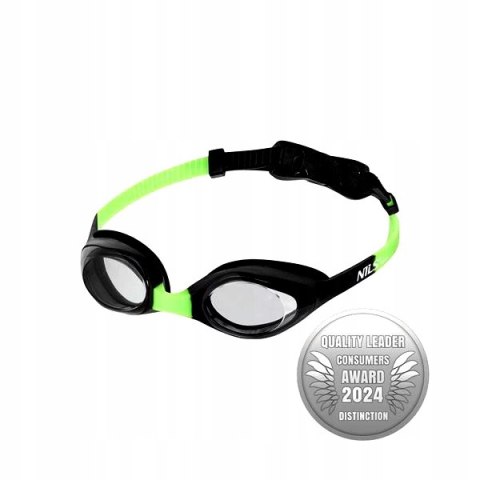 NQG170AF CZARNY/ ZIELONY DZIECIĘCE OKULARKI NILS A