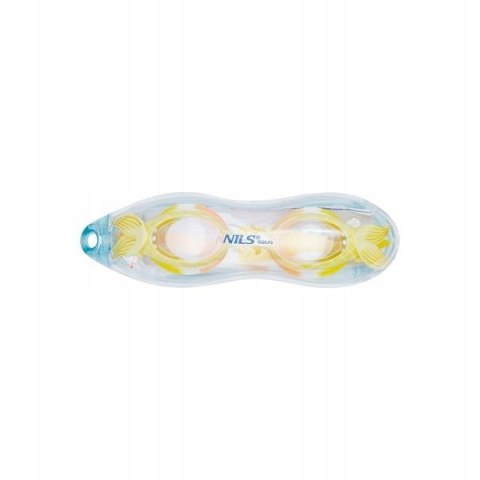 NQG870SAF ŻÓŁTY SYRENKA JUNIOR OKULARKI NILS AQUA