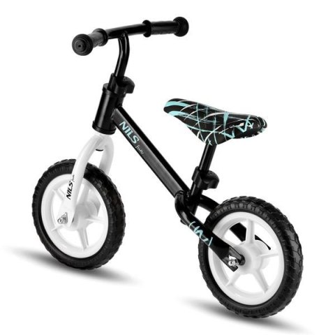 RB134 ROWEREK BIEGOWY CZARNY KOŁA 10'' NILS FUN