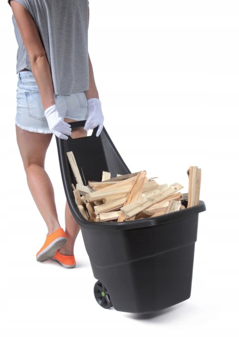 TACZKA OGRODOWA LOAD GO 55L CZARNA