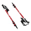 TK8601 RED KIJE TREKKINGOWE ALUMINIOWE NILS