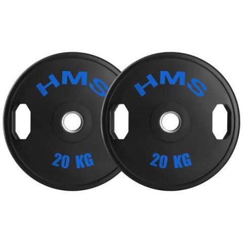 TOG20 2 x 20 KG TALERZ OLIMPIJSKI OGUMOWANY 2 x 20 KG HMS