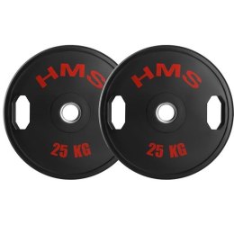 TOG25 2 x 25 KG TALERZ OLIMPIJSKI OGUMOWANY 2 x 25 KG HMS