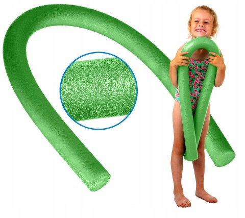 MAKARON NOODLE DO NAUKI PŁYWANIA NA BASEN COMFY ZIELONY