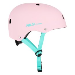 MTW001-1 KASK RÓŻOWY ROZM. L(58-61CM) NILS EXTREME