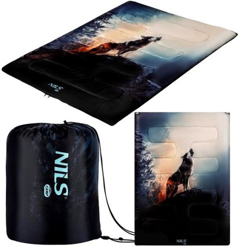 NC3601 ŚPIWÓR 3W1 DWUOSOBOWY WOLF NILS CAMP