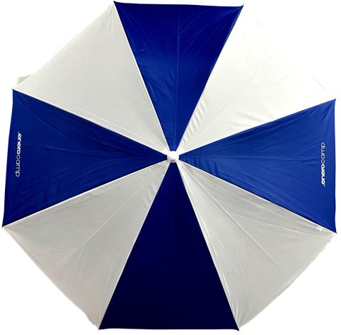 PARASOL PLAŻOWO BALKONOWY 160CM BIAŁO NIEBIESKI
