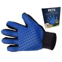 RĘKAWICA DO CZESANIA PSA KOTA NIEBIESKIE KOLCE