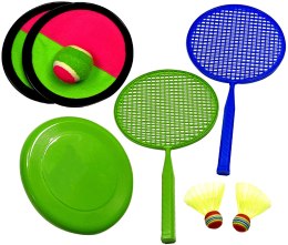 ZESTAW GIER OUTDOOR NA PLAŻĘ 3W1 ENERO TOYS