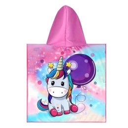 NAR20 RĘCZNIK PONCZO UNICORN NILS AQUA
