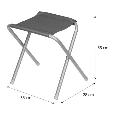NC1633 STÓŁ I KRZESŁA ZESTAW CIEMNO SZARY NILS CAMP