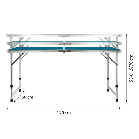 NC1633 STÓŁ I KRZESŁA ZESTAW NIEBIESKI NILS CAMP