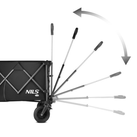 NC2604 WÓZEK CZARNY XXL 180L NILS CAMP