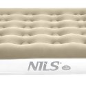 NC2802 MATERAC TURYSTYCZNY DMUCHANY 191X137X22 CM BEŻOWY NILS CAMP