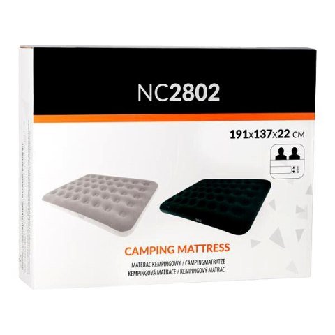 NC2802 MATERAC TURYSTYCZNY DMUCHANY 191X137X22 CM BEŻOWY NILS CAMP
