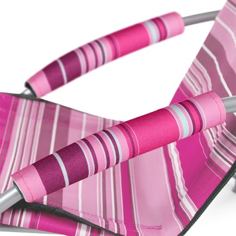 NC3035 KRZESŁO PLAŻOWE RÓŻOWE NILS