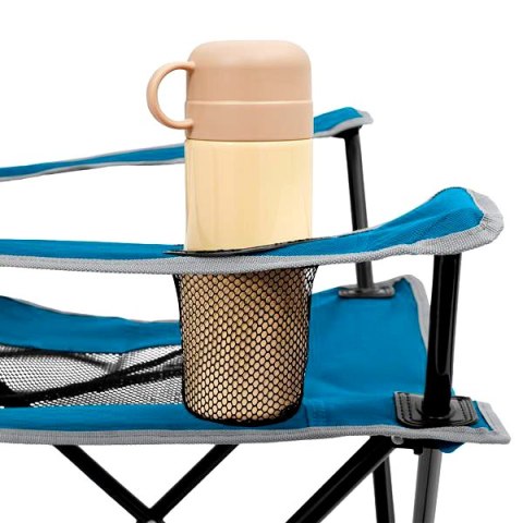 NC3302 KRZESŁO TURYSTYCZNE NIEBIESKO-SZARY NILS CAMP