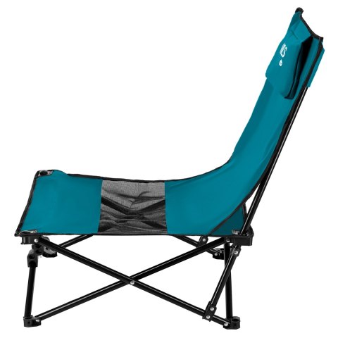 NC3306 KRZESŁO PLAŻOWE NIEBIESKO CZARNE NILS CAMP
